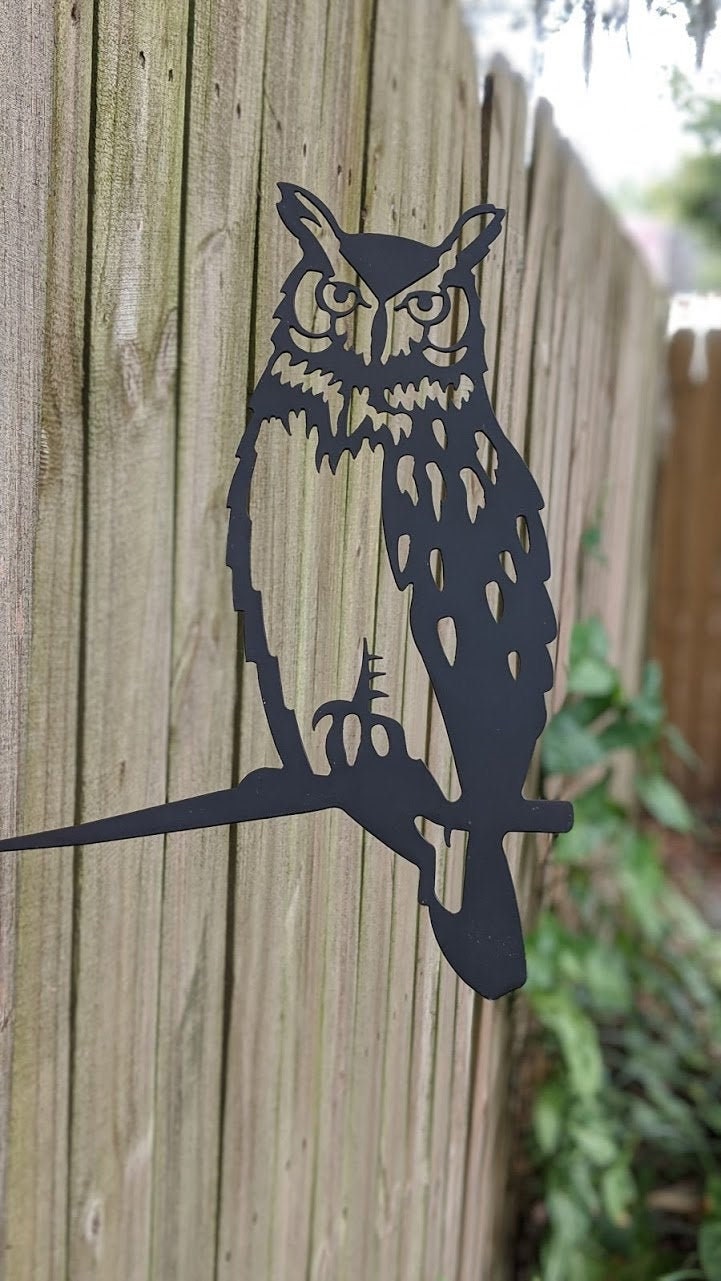 Metal Owls | SteelBird | Owl | Metalbird |Tree Bird | Tree Art | Metal Birds/ Hammer In |  Steel Bird