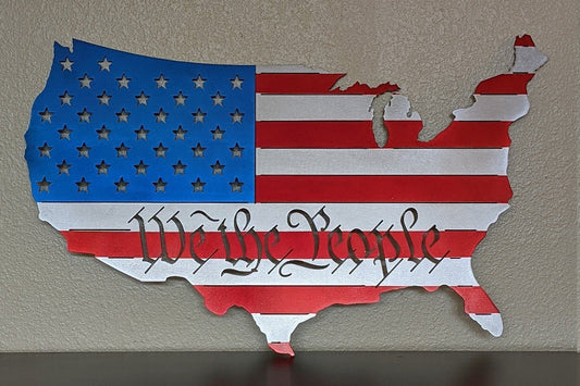 We the people USA Flag | Americana | History | American Heritage | USA Metal | USA | Patriotic