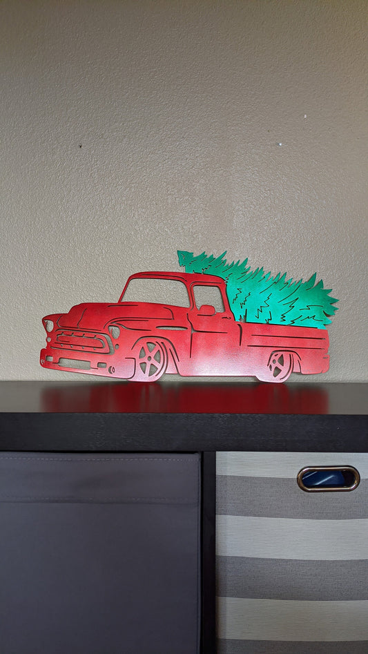 Christmas Truck | Holiday Truck | Holiday Decorations | Christmas Decorations | Christmas Sign | Truck Sign