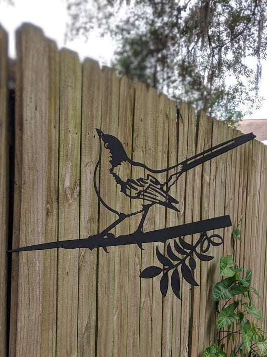 Metal Robin | Steel Bird | Cardinal | Metalbird |Tree Bird | Tree Art | Metal Birds | Hammer In | Steel Bird | Favorite Bird | Steelbird