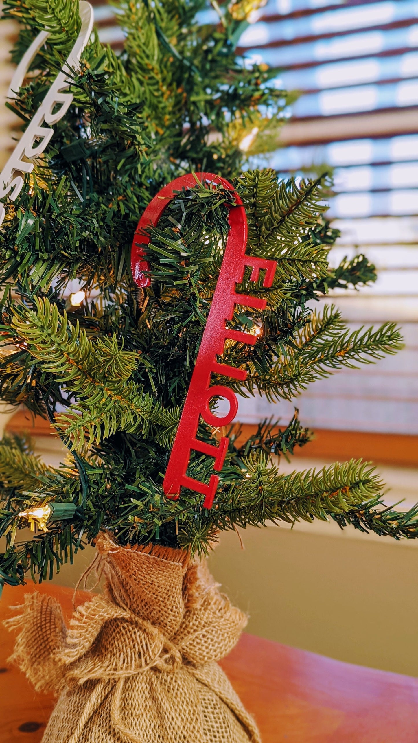 Candy Cane Ornament | Name Ornament | Kid Decoration | Candy Canes